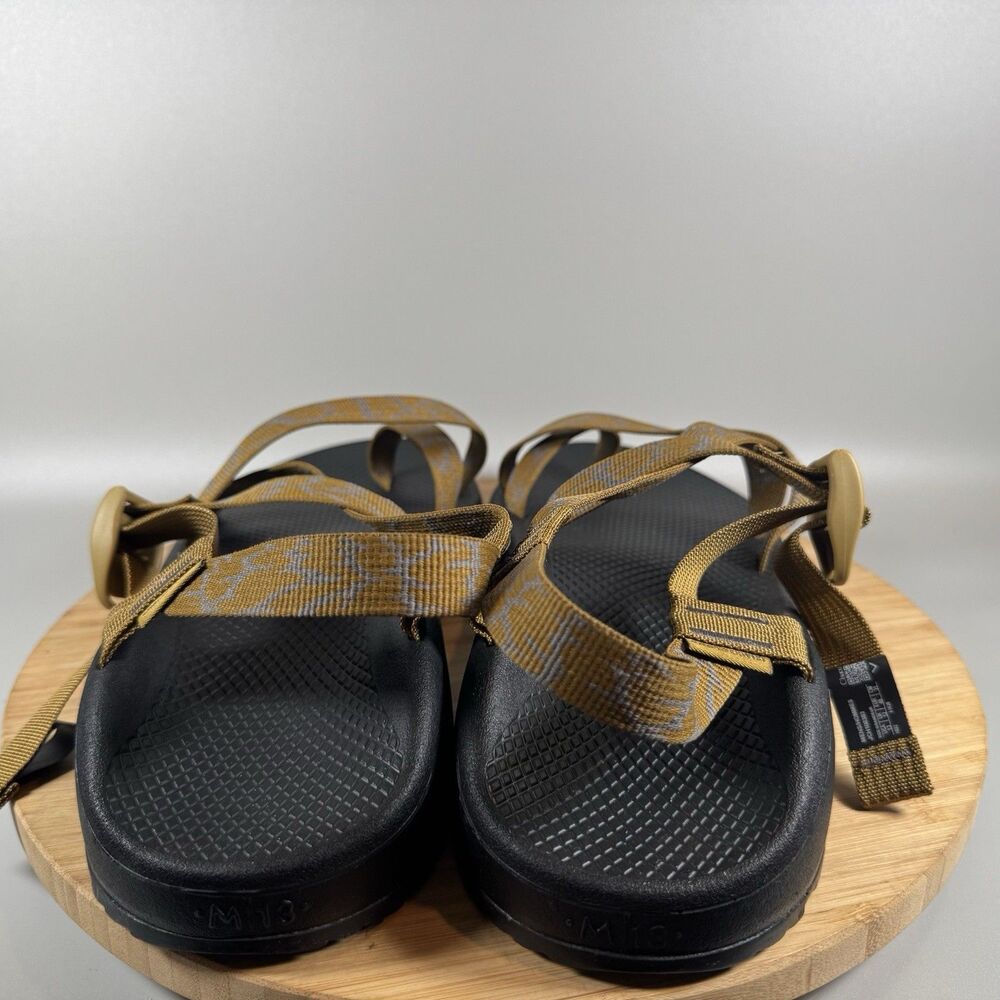 Chaco Z Cloud 2 Mens 13 Strappy Sport Water Sandals Black Brown NEW - Picture 4 of 7